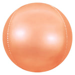 3D Sphere - Satin Pearl Peach 14″ Balloon