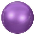 3D Sphere - Metallic Purple 14″ Balloon