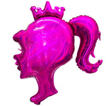 Pink Girl Silhouette 27″ Balloon