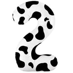 Number 2 - Cow Print 36″ Balloon