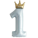 Prince Crown Blue Number 1 40″ Balloon