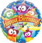 Owl Stars Happy Birthday 17" Balloon