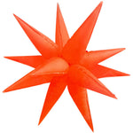 Neon Orange Starburst 26″ Balloon