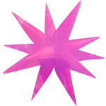 Neon Purple Starburst 26″ Balloon
