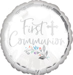 Holy Day First Communion 17" Balloon