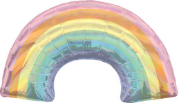 Iridescent Pastel Rainbow 34" Balloon