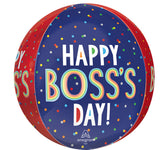 Boss's Day Colorful Dots 16" Orbz Balloon