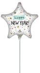 Noon Year Star 9" Air-fill Balloon (requires heat sealing)