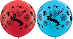 3' Marvels Spiderman Latex Balloons (2 count)
