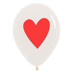 Heart Of Red 11″ Latex Balloons (6 count)