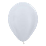 Pearl White 11″ Latex Balloons (10 count)