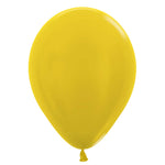 Metallic Yellow 11″ Latex Balloons (10 count)