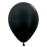 Metallic Black 11″ Latex Balloons (10 count)