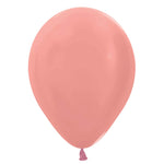 Metallic Rose Gold 11″ Latex Balloons (10 count)