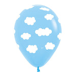Clouds 11″ Latex Balloons (6 count)