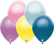 Pearl Pastel Assortment 12″ Latex Balloons (50 count)