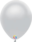 Silver 12″ Latex Balloons (50 count)