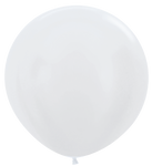 Globos de látex color blanco perla de 24″ (10 unidades)