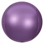 3D Sphere - Satin Purple 14″ Balloon