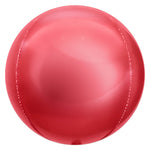 3D Sphere - Metallic Cherry Red 12″ Balloon