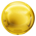 3D Sphere - Metallic Gold 12″ Balloon
