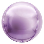 3D Sphere - Metallic Lilac Purple 21″ Balloon