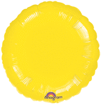 Metallic Yellow Round 18" Balloon