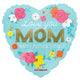 Foil Conver Usa 18″ Love You Mom Flowers Balloon-Pk