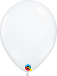 Globos de Látex Diamante Transparente 11″ (100)