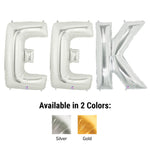 Eek - Megaloon Letters Kit Gold 40″ Balloons