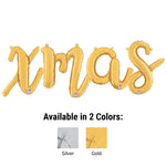 Xmas - Betallic Script Letters Kit (air-fill Only) Gold