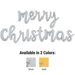 Merry Christmas - Betallic Script Letters Kit (air-fill Only) Gold