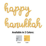 Happy Hanukkah - Betallic Script Letters Kit (air-fill Only) Gold