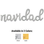 Navidad - Betallic Script Letters Kit (air-fill Only) Gold