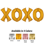 Xoxo - Anagram Letters Kit Rose Gold 34″ Balloons