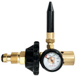 Deluxe Balloon Inflator With Upright Tilt Valve - Gauge