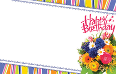 Enclosure Card - Happy Birthday (50 count)