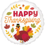 Happy Thanksgiving Pilgrim Turkey 17″ Balloon