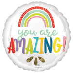 You Are Amazing Rainbow 17″ Balloon