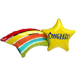 Congrats Shooting Star 27″ Balloon