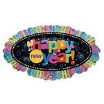 Holographic Happy New Year Ruffle 31″ Balloon