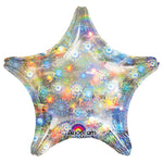 Star - Holographic Fireworks 32″ Balloon