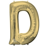 White Gold Letter D 34″ Balloon