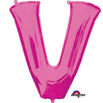 Pink Letter V 34″ Balloon
