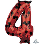 Mickey Mouse Forever Number 4 34″ Balloon