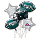 Philadelphia Eagles NFL Football Bouquet