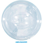 31" Aqua Balloons (clear) - Extra Large Pack of 2