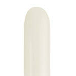 Aura Ivory White 260 Latex Balloons by Kalisan from Instaballoons