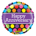 Mighty Polka Dots Anniversary 21″ Balloon