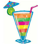 Holographic Tropical Parfait Drink 46″ Balloon